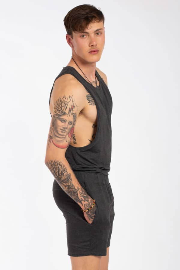 MEN'S SLEEVELESS TOP ANTRACIT