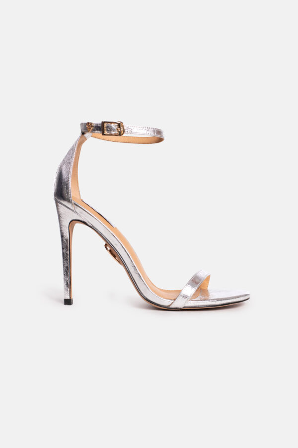 Srebrne sandale YNES