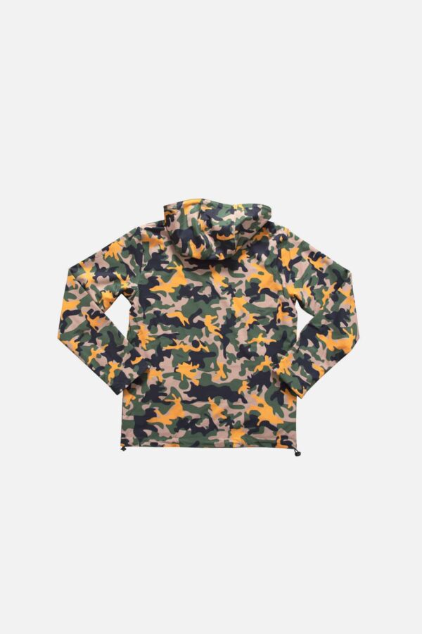 MEN'S WINDBREAKER 2FACE OLIVE GREEN & MILITARY