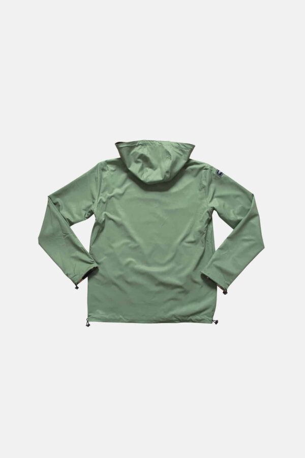 MEN'S WINDBREAKER 2FACE OLIVE GREEN & MILITARY