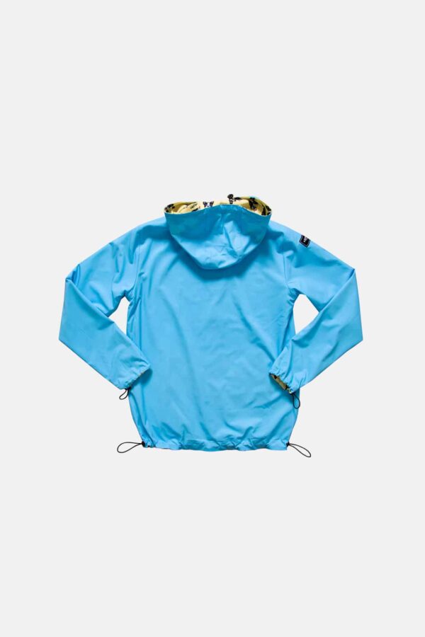 MEN'S WINDBREAKER 2FACE LIGHT BLUE & BOSTON TERRIER